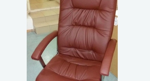 Обтяжка офисного кресла. Таганский район 